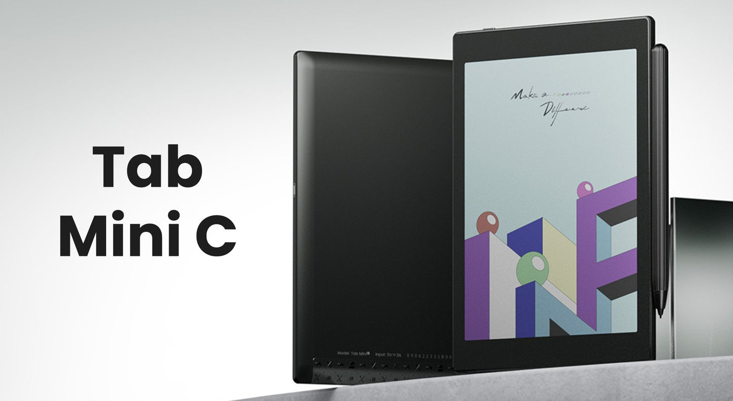Onyx Tab Mini C E-book, 7,8", Wi-Fi, 4GB/64GB, Black + Stylus